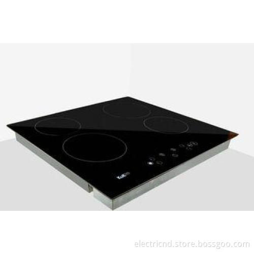 Customized Portable Four Burner Glass Ceramic Cooktop Safet